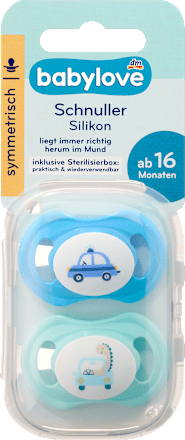 Succhietto simmetrico in silicone 16+ mesi babylove