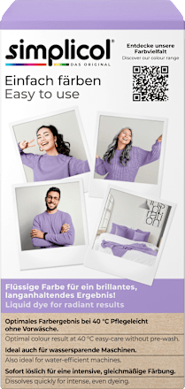 Textilfarbe intensiv Miss Lavendel Simplicol