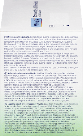 šetrné projímadlo Mivolis