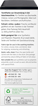 Textilfarbe Samt Schwarz Simplicol