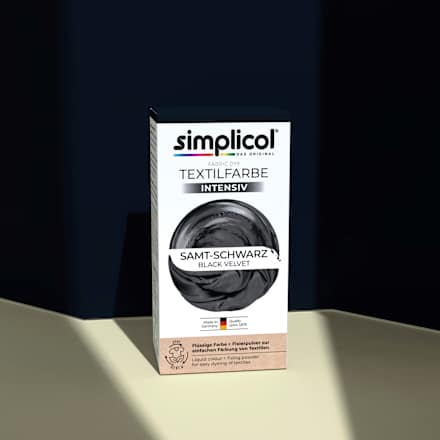 Textilfarbe Samt Schwarz Simplicol