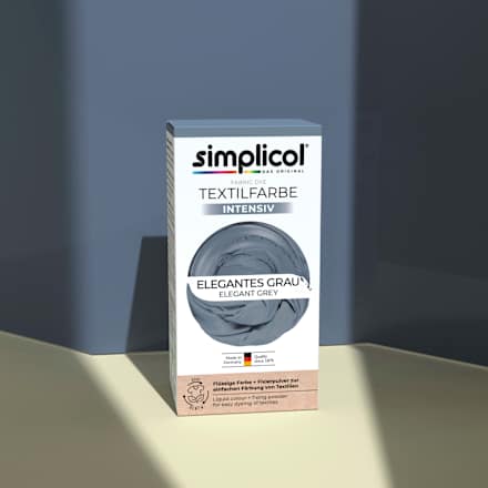 Textilfarbe intensiv Elegantes Grau Simplicol