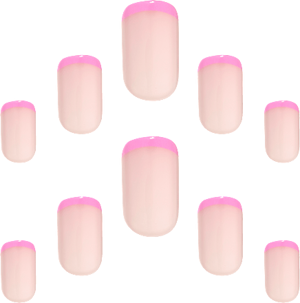 Künstliche Nägel Dream Nails Pink Tips Elegant Touch