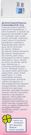 Kompleks vitamina B s vremenskim otpuštanjem, kapsule Mivolis