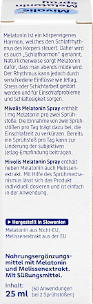 Melatonin Spray Mivolis