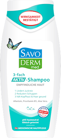 Shampoo 3-fach Aktiv empfindliche Haut Savoderm med