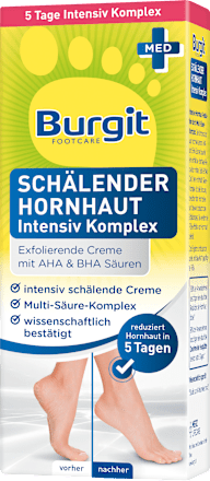 Fußcreme Hornhaut Komplex Burgit