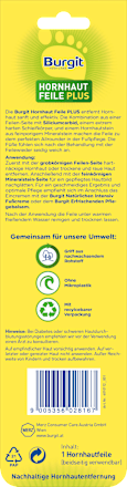 Hornhautentferner Feile Plus Burgit