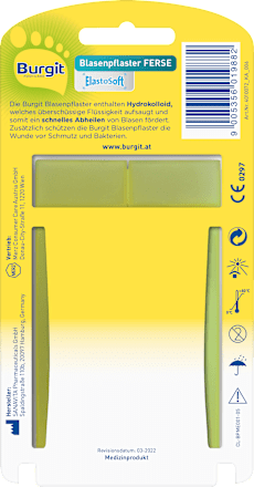 Blasenpflaster Ferse ElastoSoft Burgit