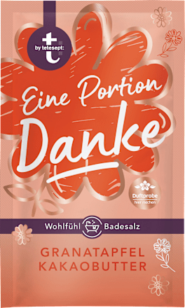 Badesalz Eine Portion Danke t by tetesept
