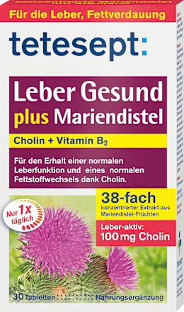 Leber Gesund + Mariendistel tetesept