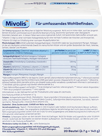 Kollagen 5000, Beutel 20 St Mivolis