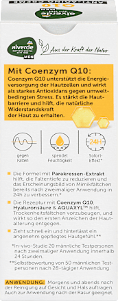 Anti Aging Gesichtscreme Q10 alverde MEN