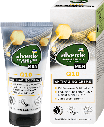 Anti Aging Gesichtscreme Q10 alverde MEN