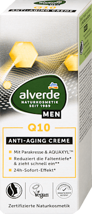Anti Aging Gesichtscreme Q10 alverde MEN