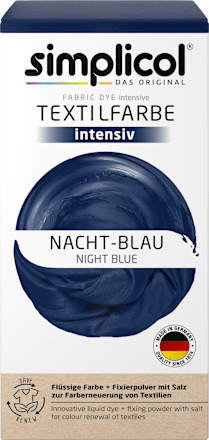 Textilfarbe intensiv Nacht- Blau Simplicol