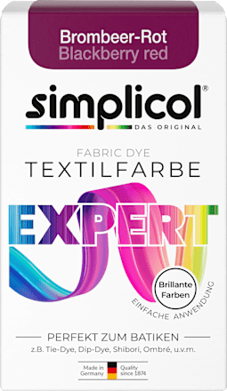 Textilfarbe expert Brombeer-Rot Simplicol