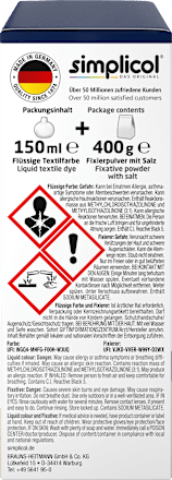 Textilfarbe intensiv Nacht- Blau Simplicol