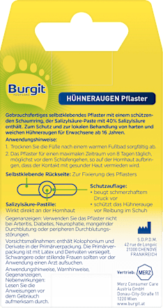 Hühneraugenpflaster Burgit