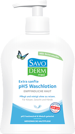 Waschgel Lotion Extra Sanft pH 5 Savoderm med