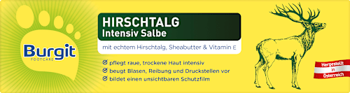 Fußcreme Hirschtalg Schutz&Pflege Burgit