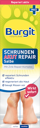 Fußcreme Repair Salbe Burgit