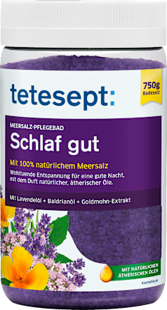 Meersalz-Pflegebad Schlaf gut tetesept