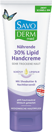 Nährende 30% Lipid Handcreme Savoderm med
