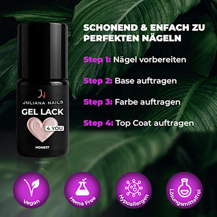 UV Maniküre Set Gel Lack 4 You Classic JULIANA NAILS