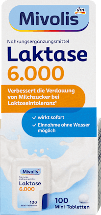 Laktase 6.000, Mini Tabletten 100 St Mivolis
