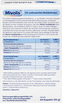 Teufelskralle Kapseln 60 St Mivolis