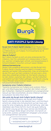 Fußpilz Sprüh-Lösung Burgit