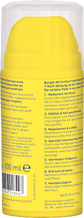 Fußcreme All-In-One Burgit