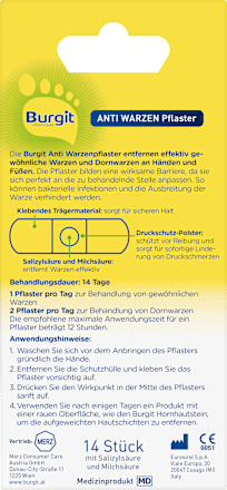 Warzenentferner Pflaster Burgit