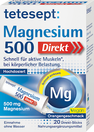 Magnesium 500 Direkt tetesept