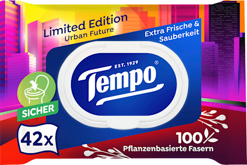 Feuchtes Toilettenpapier Tempo