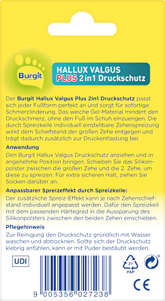Zehenspreizer 2in1 Druckschutz Burgit