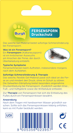 Druckstellenschutz Fersensporn Burgit