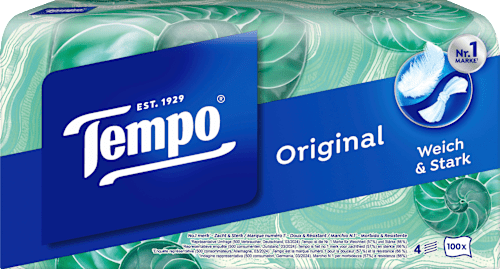 Taschentücher Box Original 4-lagig Tempo