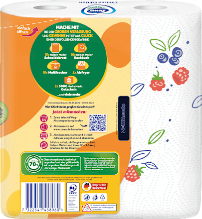 Küchenrolle Wisch&Weg (2x72 Blatt) Zewa