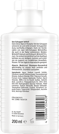 Shampoo-Konzentrat Medicinal Anti-Schuppen Alpecin