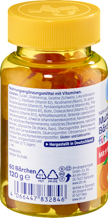 Multivitamin-Bärchen für Kinder 60 St Mivolis