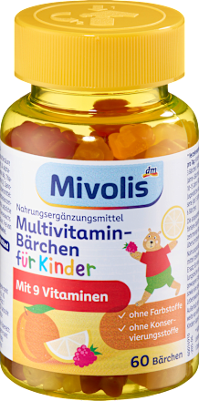 Multivitaminski gumeni medvjedići za djecu Mivolis