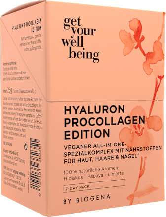 Vegan Beauty Pulver Edition Sachets 7 St get your well being BY BIOGENA