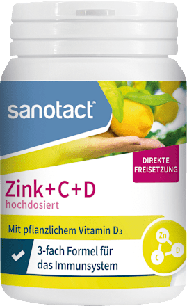 Lutschtabletten Zink + C + D sanotact