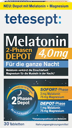 Melatonin 2 Phasen Depot 4mg tetesept