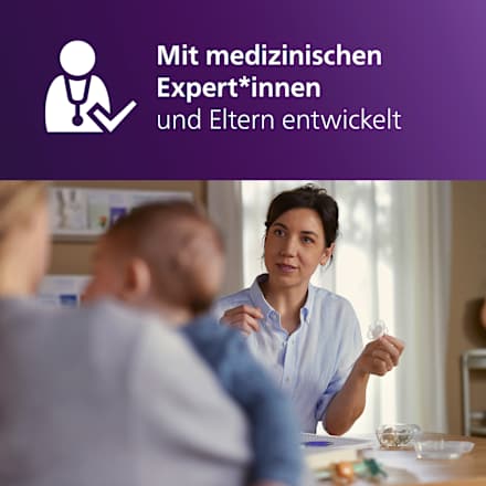 Schnuller ultra soft nighttime Silikon, türkis/grün, 0-6 Monate PHILIPS AVENT