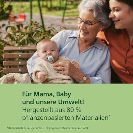 Schnuller ultra soft nighttime Silikon, türkis/grün, 0-6 Monate PHILIPS AVENT