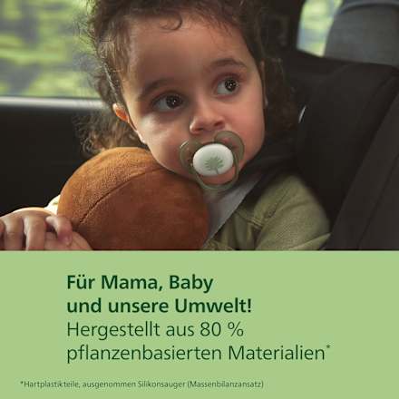 Schnuller ultra soft nighttime Silikon, grün/blau, ab 18 Monaten PHILIPS AVENT