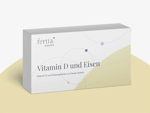 Vitamin D und Eisen – Bluttest mit Laboranalyse für Zuhause fertia health